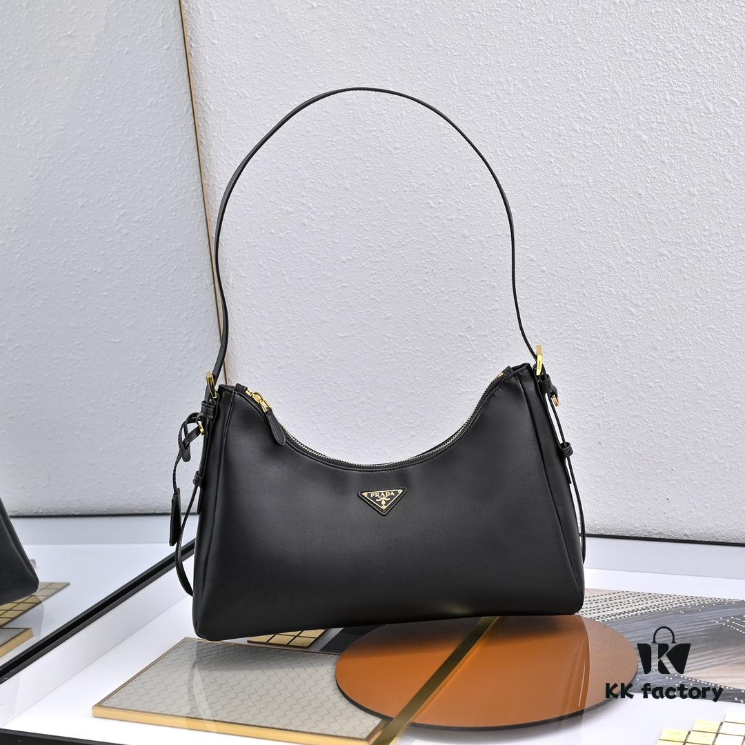 Top Quality Prada's Latest Handbag 1BC228 Arrived - New Stylish Hobo-Inspired Shoulder Bag
