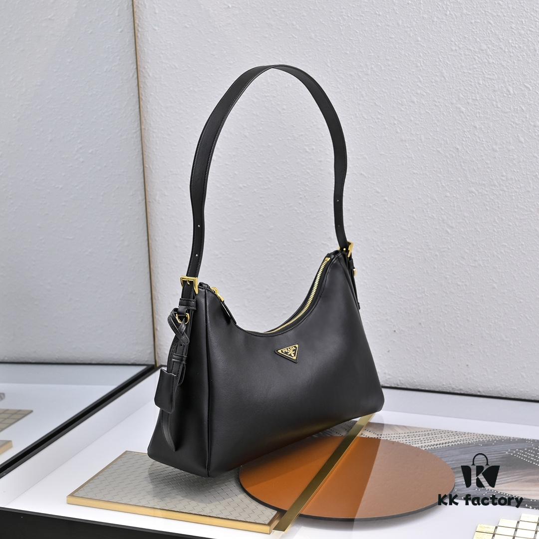 Top Quality Prada's Latest Handbag 1BC228 Arrived - New Stylish Hobo-Inspired Shoulder Bag