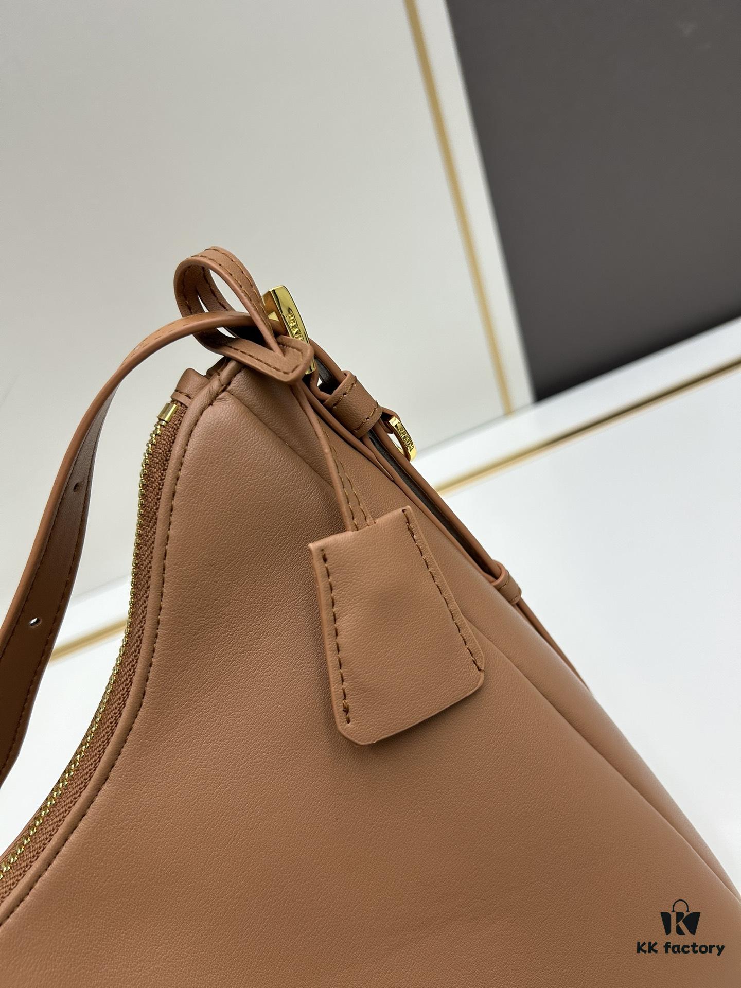 Prada Latest Handbag (Saffiano Leather Hobo Style) - New Shoulder Bag with Modern Silhouette
