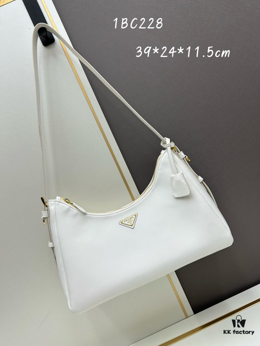 Prada Latest Handbag (Suede Leather Strap) - New Shoulder Bag Inspired by Hobo Silhouette