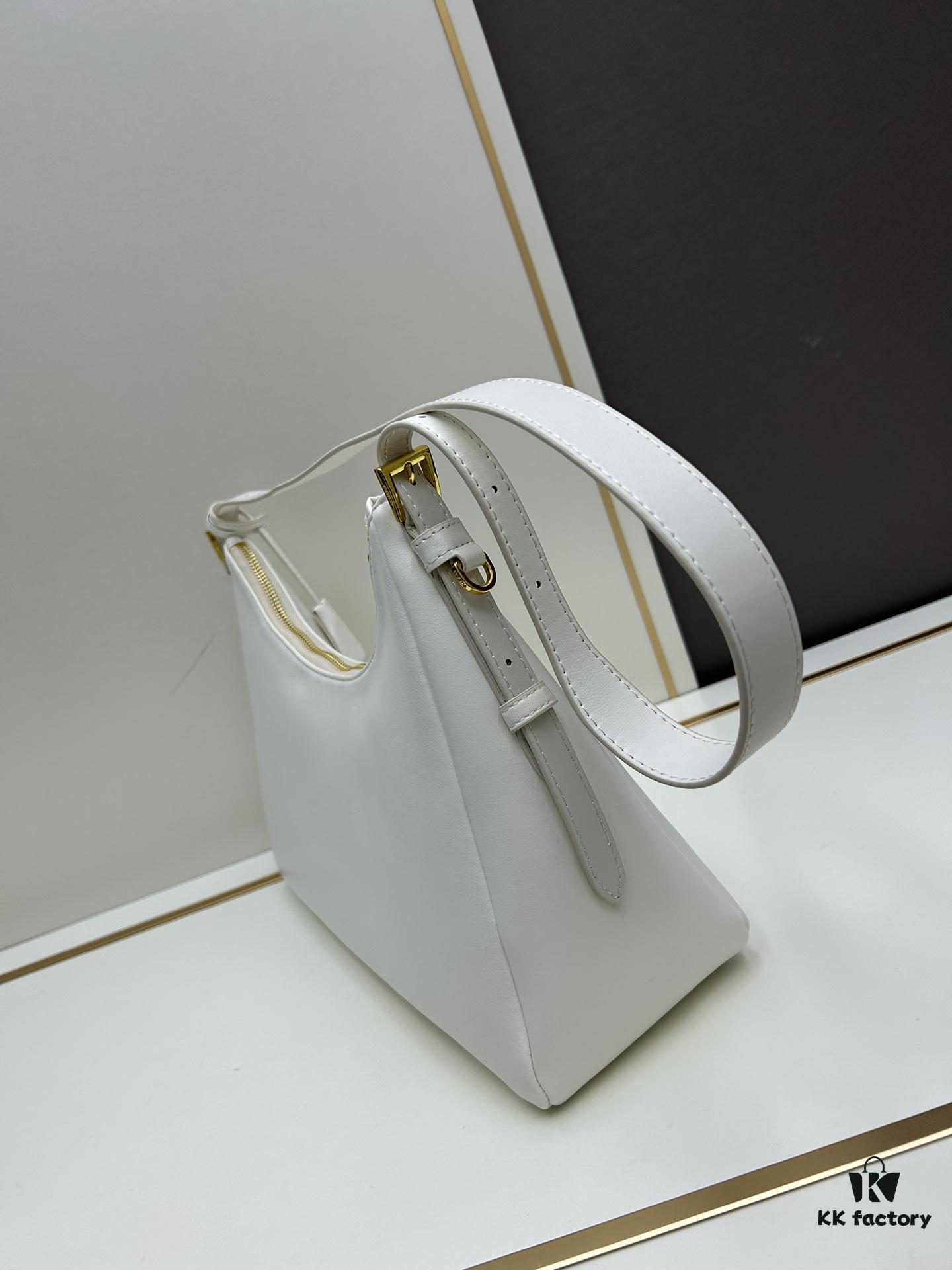 Prada Latest Handbag (Suede Leather Strap) - New Shoulder Bag Inspired by Hobo Silhouette