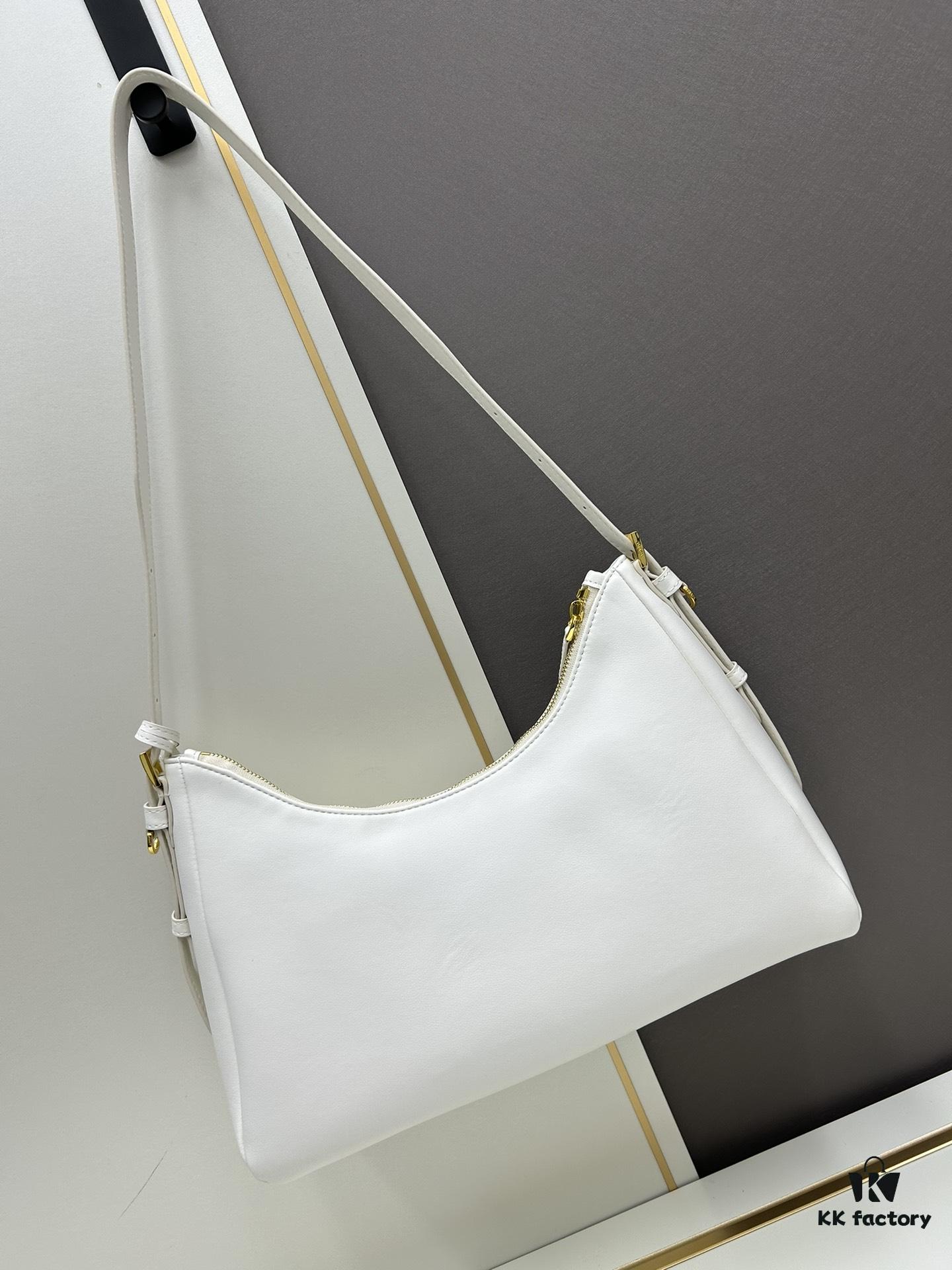 Prada Latest Handbag (Suede Leather Strap) - New Shoulder Bag Inspired by Hobo Silhouette