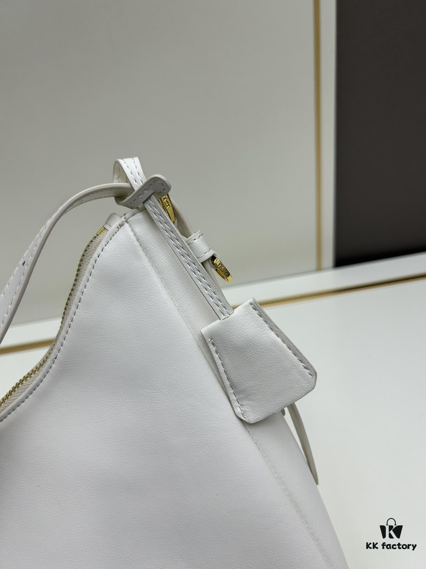 Prada Latest Handbag (Suede Leather Strap) - New Shoulder Bag Inspired by Hobo Silhouette