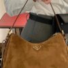 【Authentic Quality + Matching Cabinet Hardware】🌹 (Suede) 🎉 Prada's Latest Handbag 🎉🎉🎉 New Shoulder Bag Inspired by the Hobo Silhouette