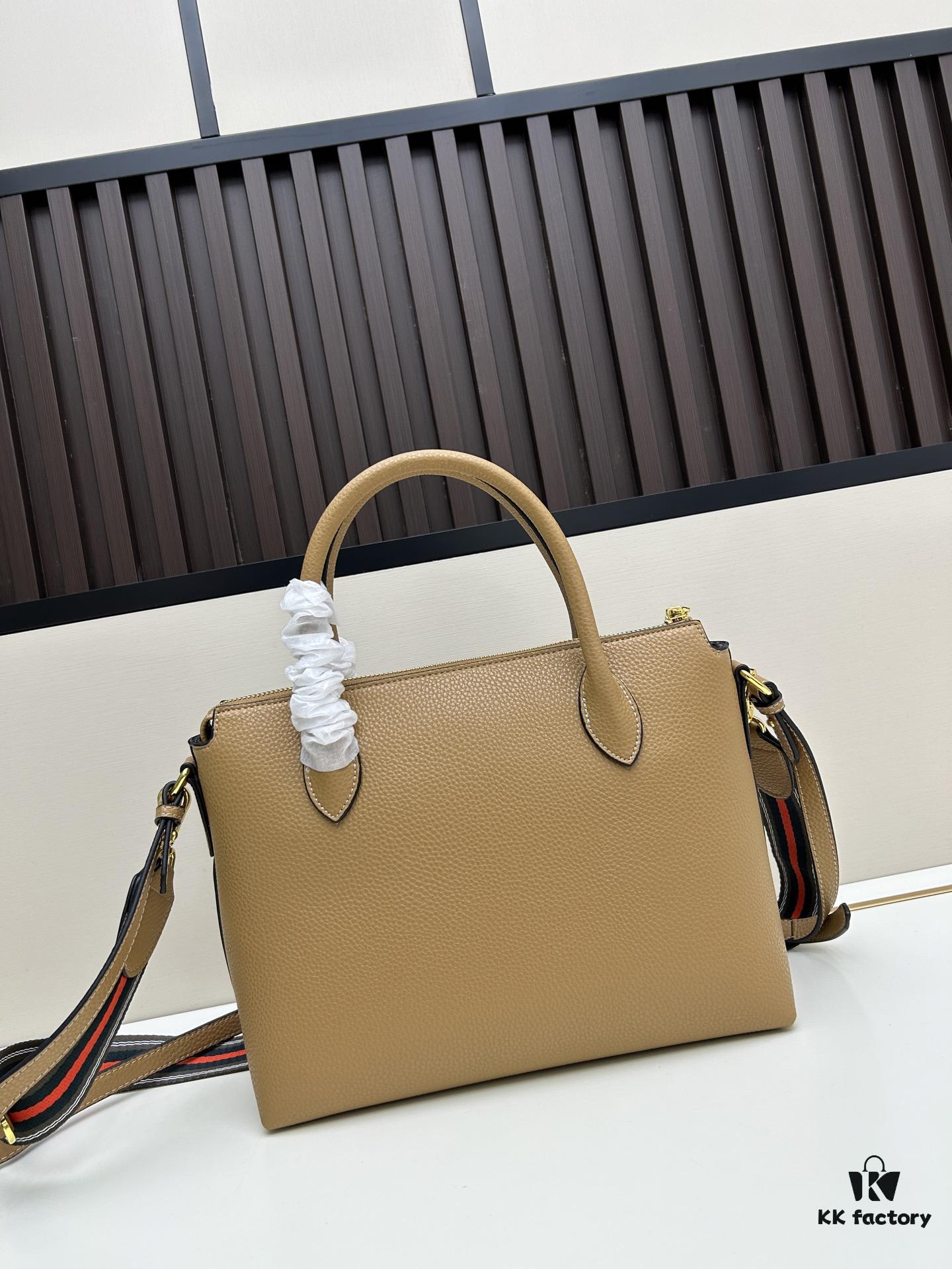 PRADA Classic Reissue Leather Tote with Detachable Shoulder Straps