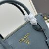 PRADA Classic Reissue Leather Bag with Double Handles and Detachable Adjustable Straps