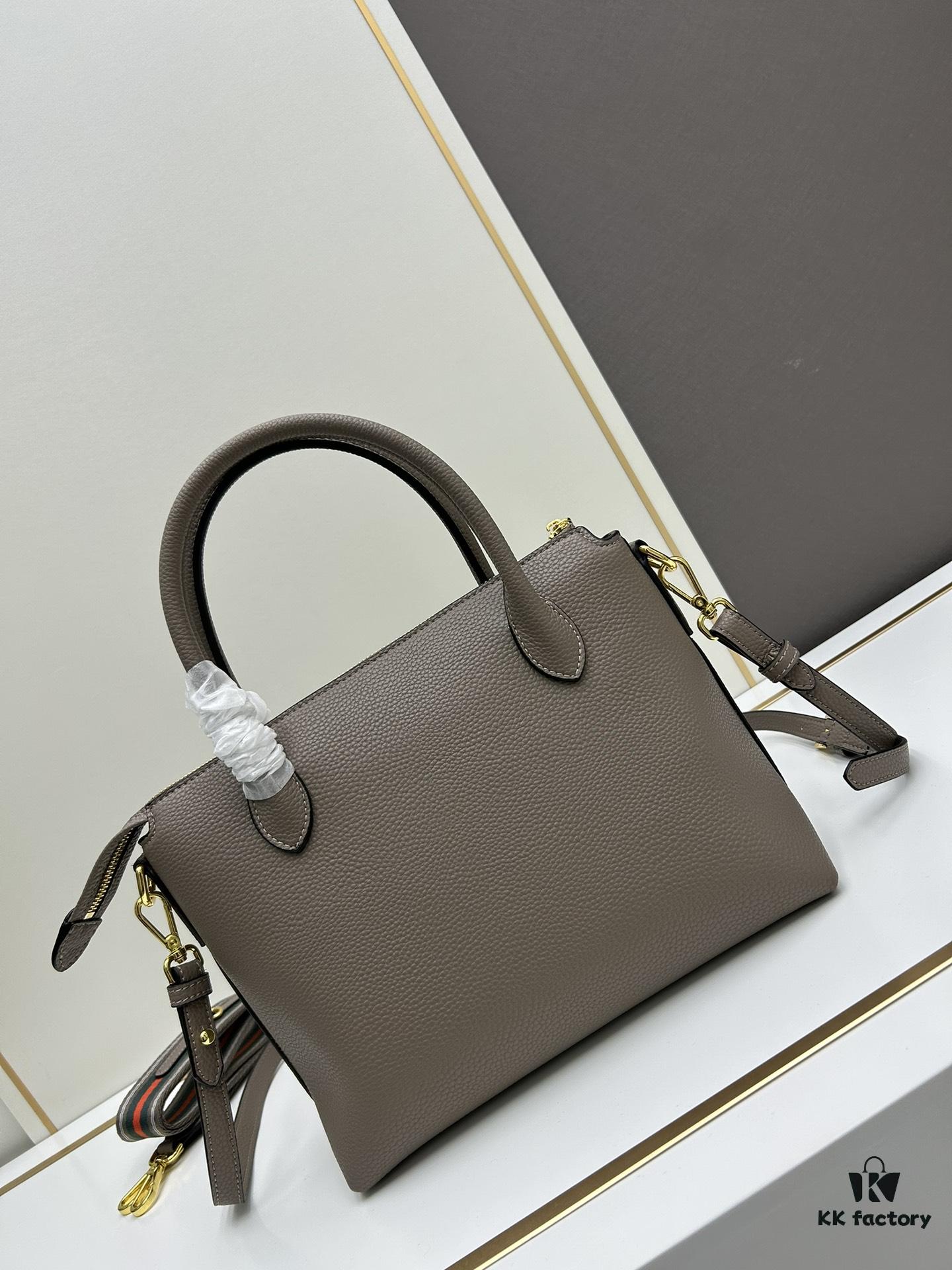 PRADA Classic Reissue Leather Tote with Detachable Shoulder Straps