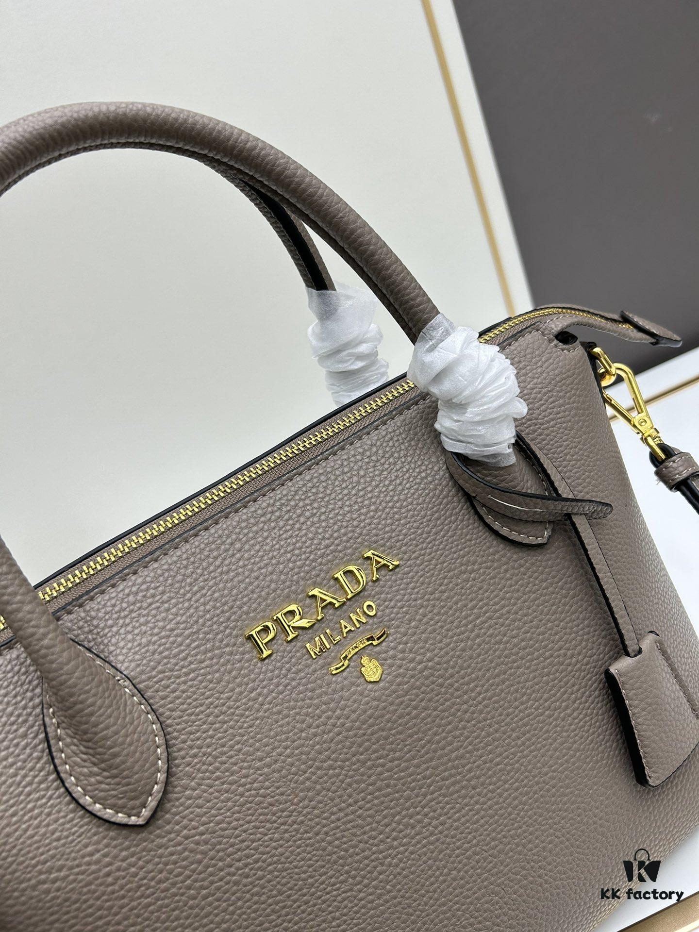 PRADA Classic Reissue Leather Tote with Detachable Shoulder Straps