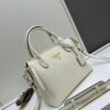 PRADA Classic Reissue Leather Bag with Dual Shoulder Straps, Calfskin, Double Top Handles, Removable Adjustable Leather Strap, Removable Adjustable Colorful Fabric Strap, Gold-Tone Hardware, Engraved Metal Logo, Zip Closure, Two Interior Pockets, Jacquard PRADA Logo Lining