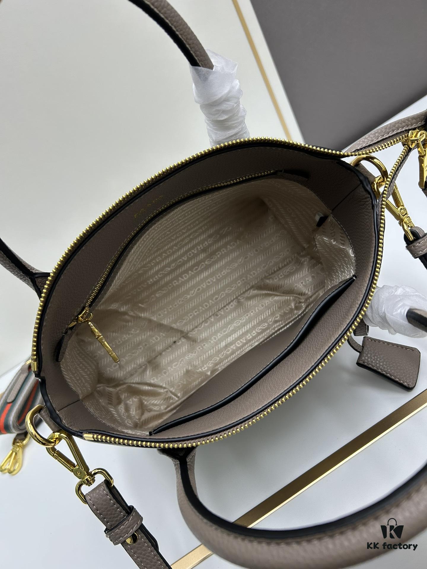 PRADA Classic Reissue Leather Tote with Detachable Shoulder Straps