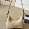 Prada Triple-Function Rattan Hobo Bag