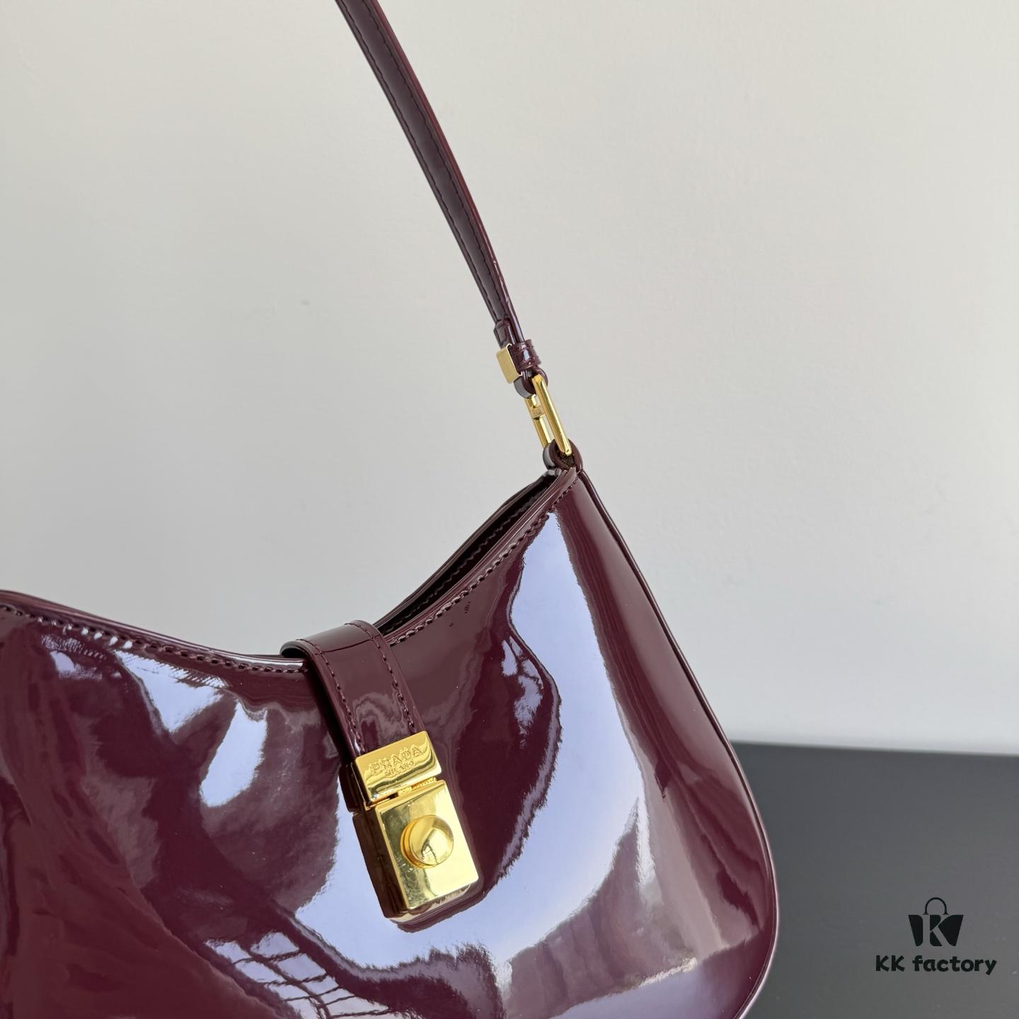 Prada Patent Leather Crossbody Bag