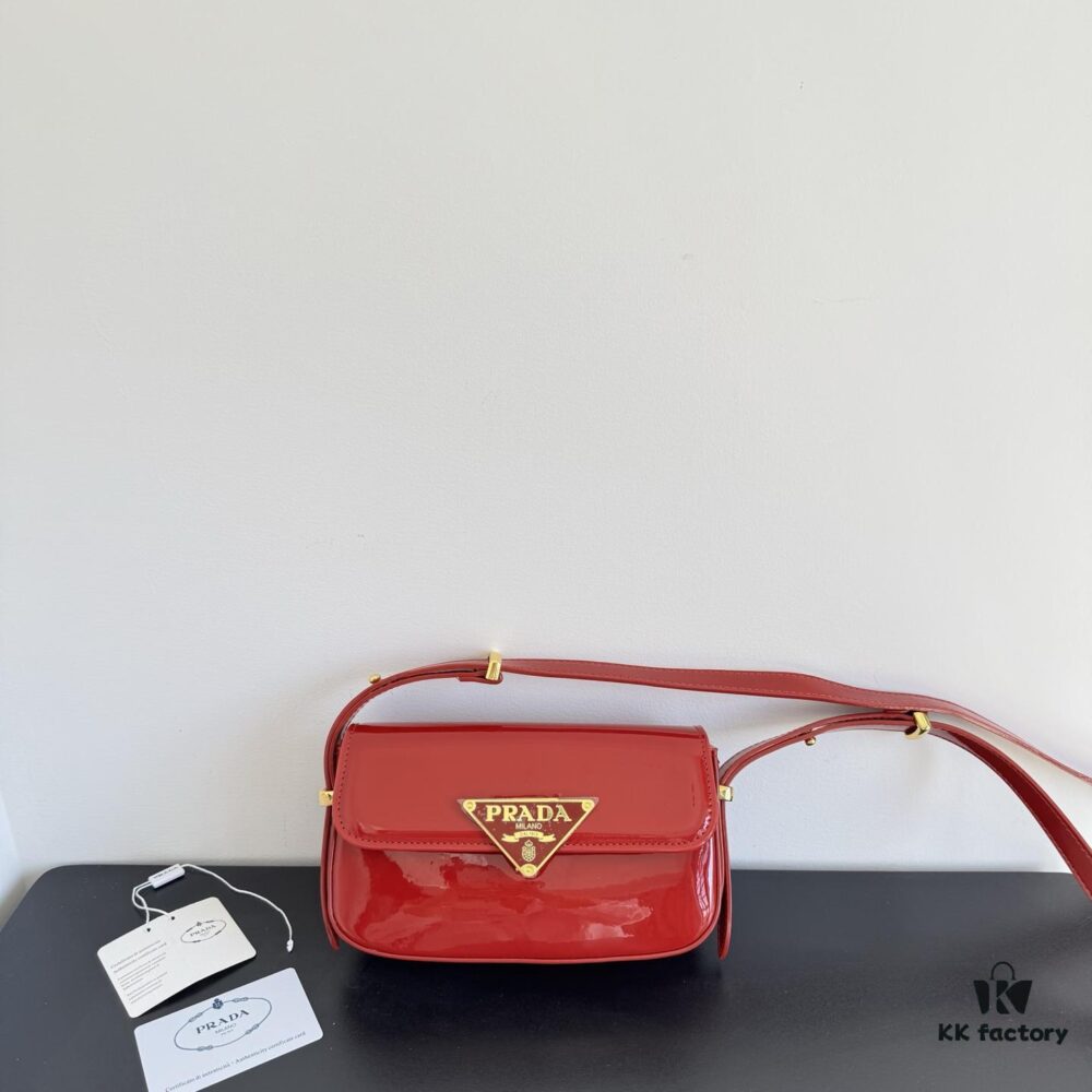 Prada Patent Leather Crossbody Bag