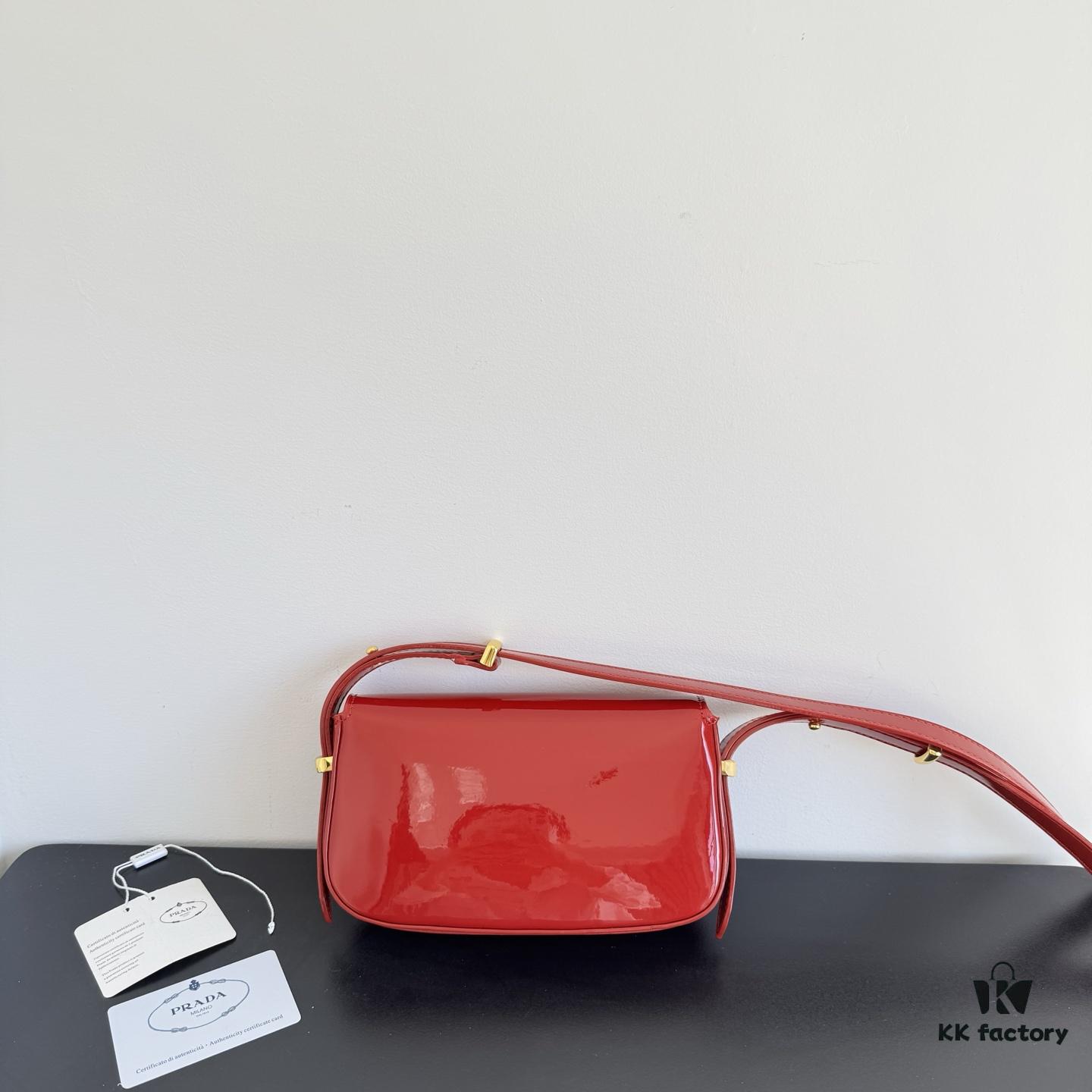 Prada Patent Leather Crossbody Bag