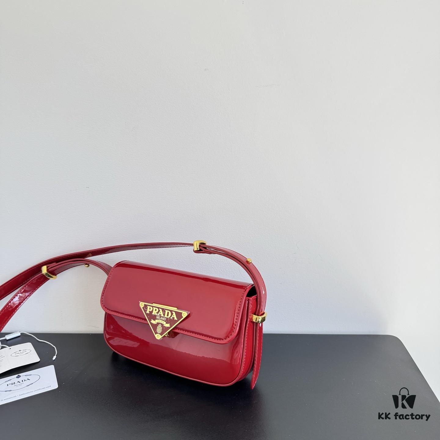 Prada Patent Leather Crossbody Bag