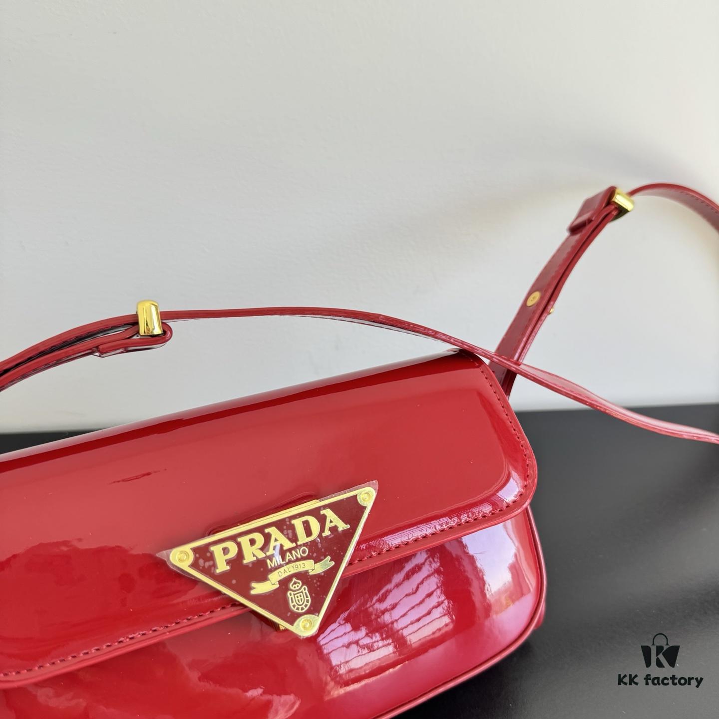 Prada Patent Leather Crossbody Bag
