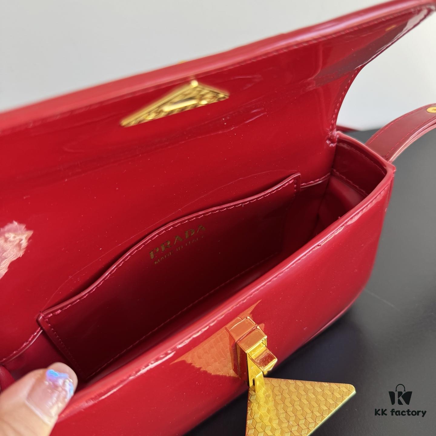 Prada Patent Leather Crossbody Bag