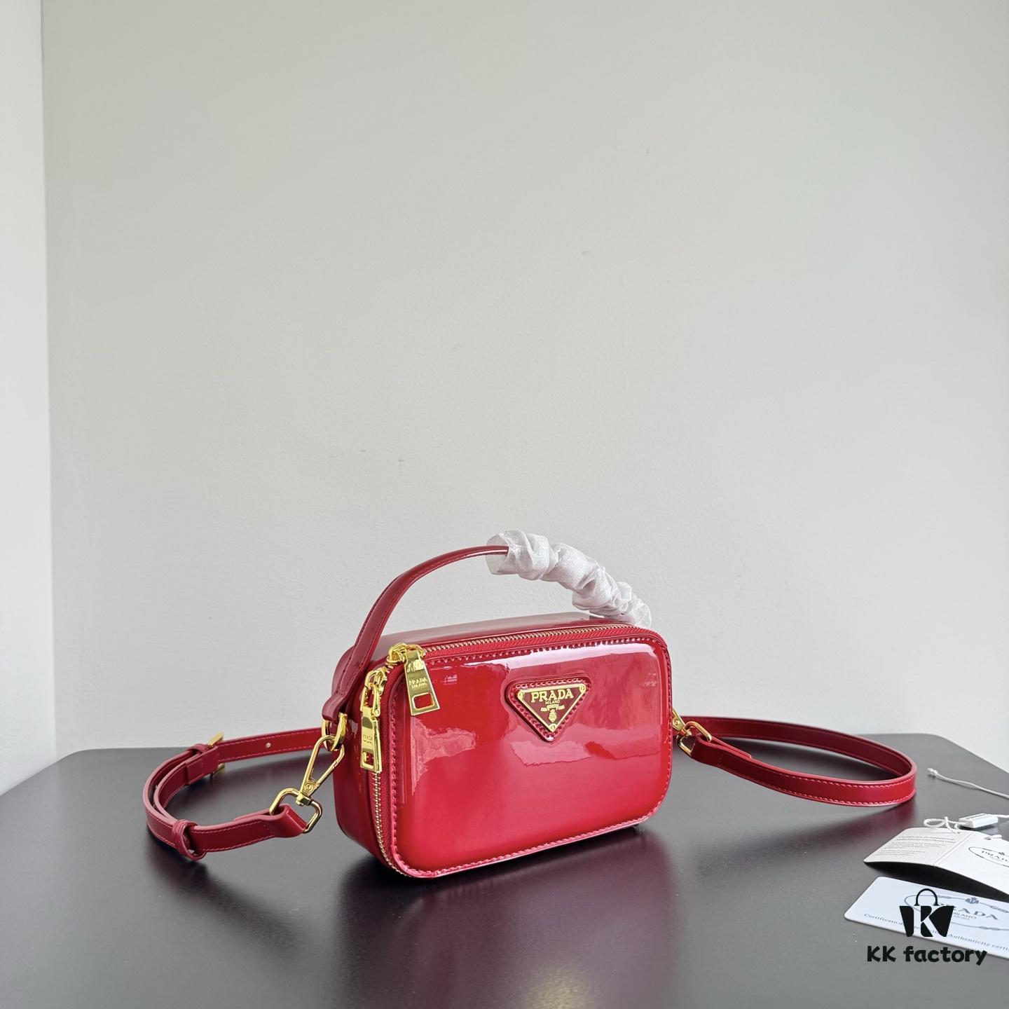 Prada Patent Leather Crossbody Bag