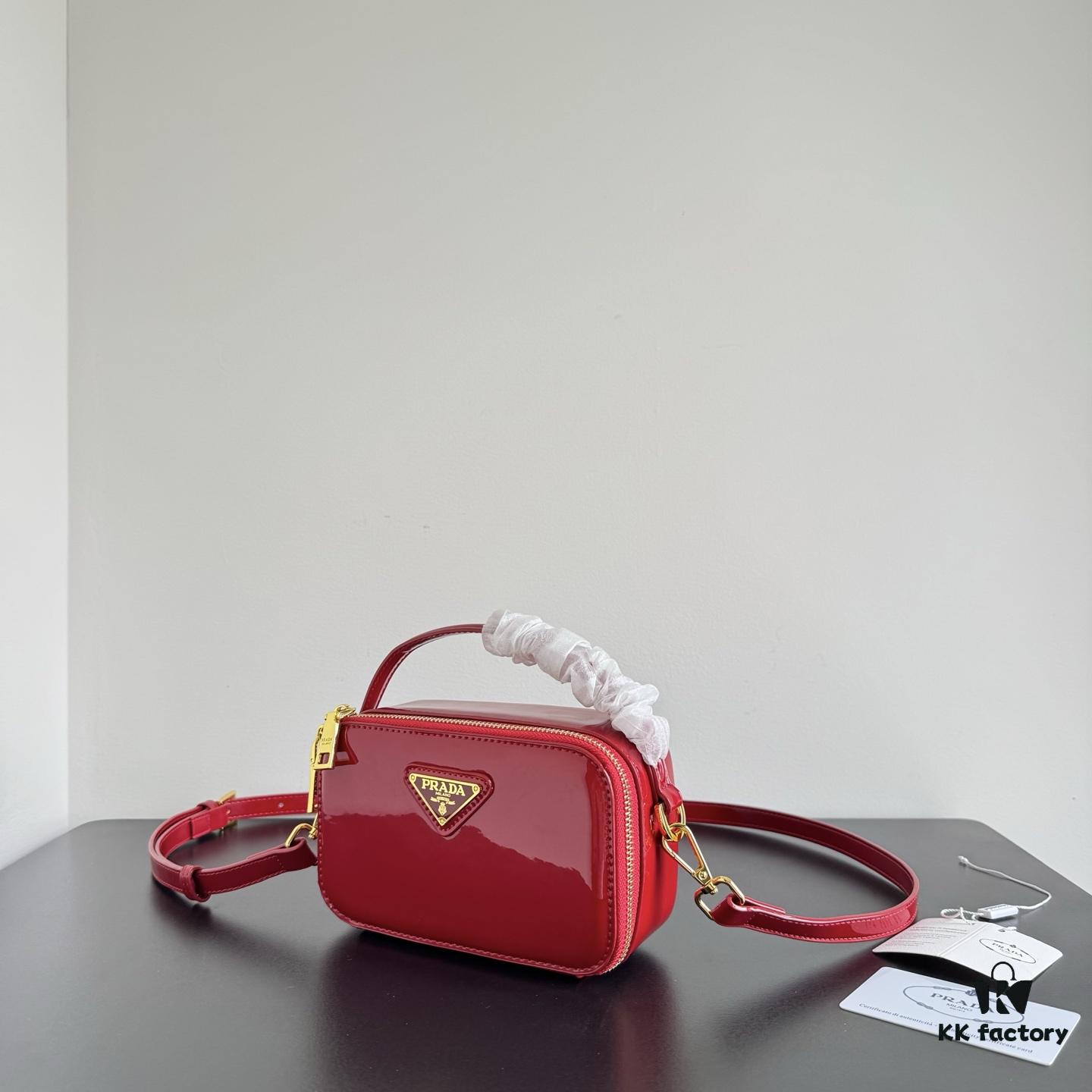 Prada Patent Leather Crossbody Bag