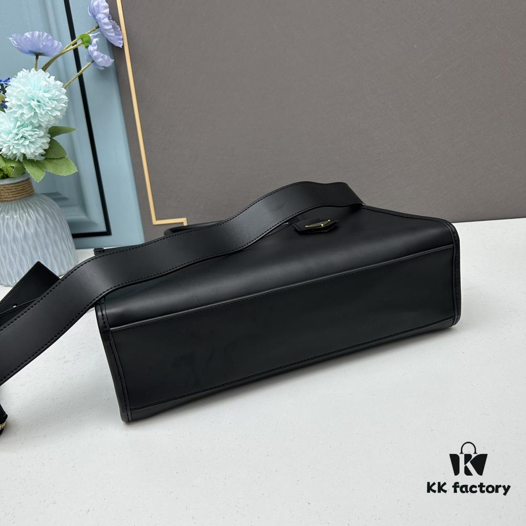 Prada Full Cowhide Tote Bag with Saffiano Leather Handles, Detachable 110cm Triangular Mini Bag and Adjustable Saffiano Leather Shoulder Strap