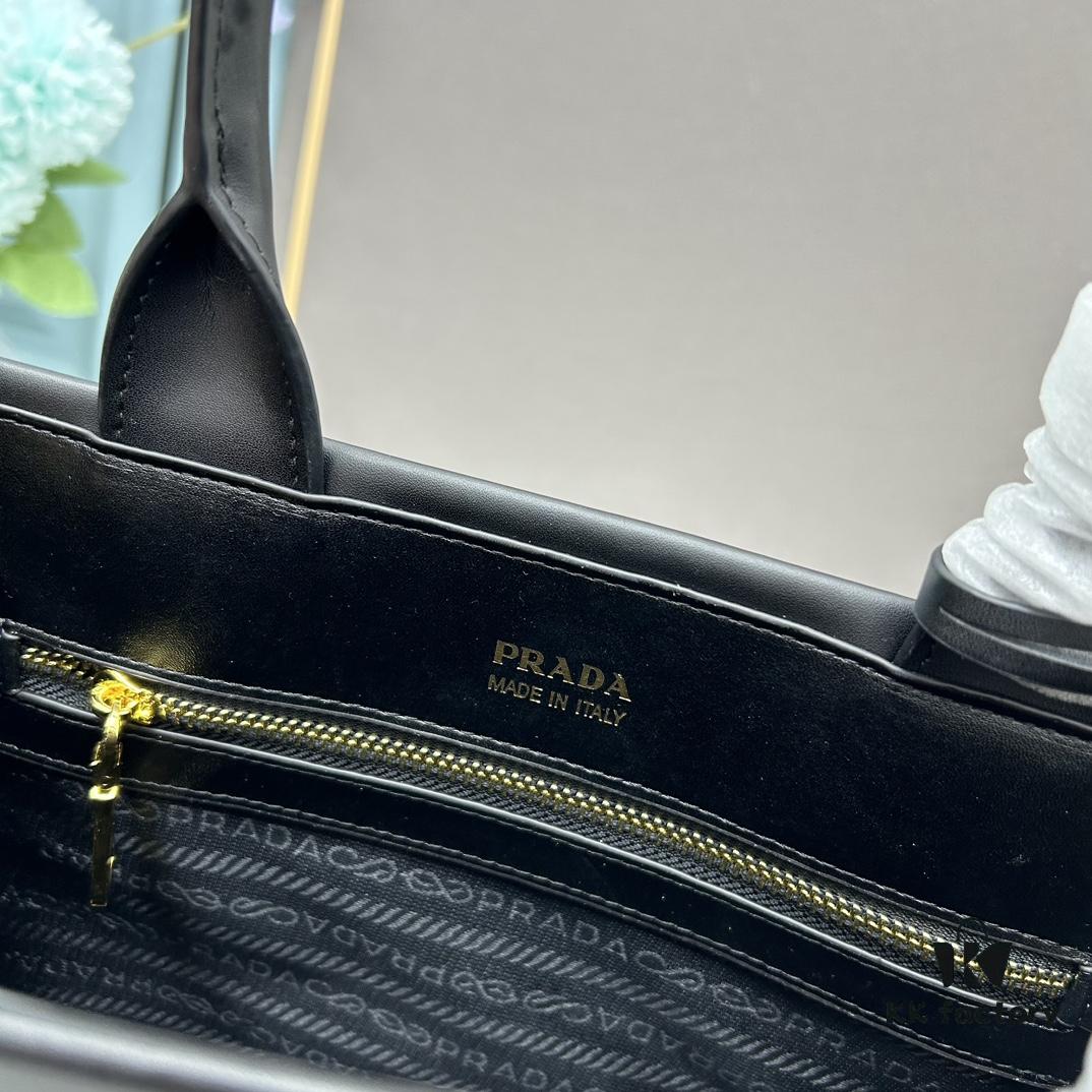 Prada Full Cowhide Tote Bag with Saffiano Leather Handles, Detachable 110cm Triangular Mini Bag and Adjustable Saffiano Leather Shoulder Strap