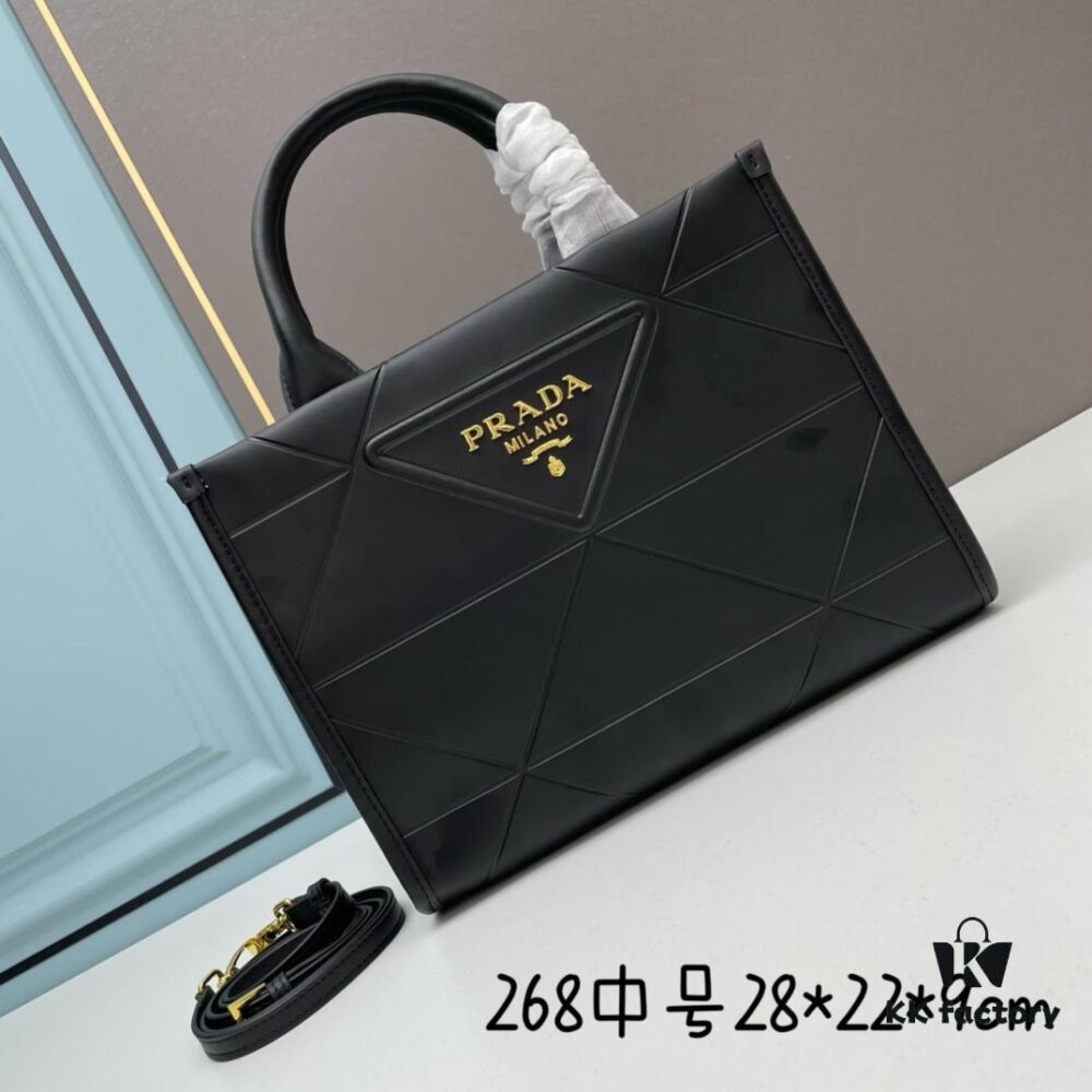 Prada Full-Cowhide Saffiano Leather Tote Bag with Detachable Adjustable Strap