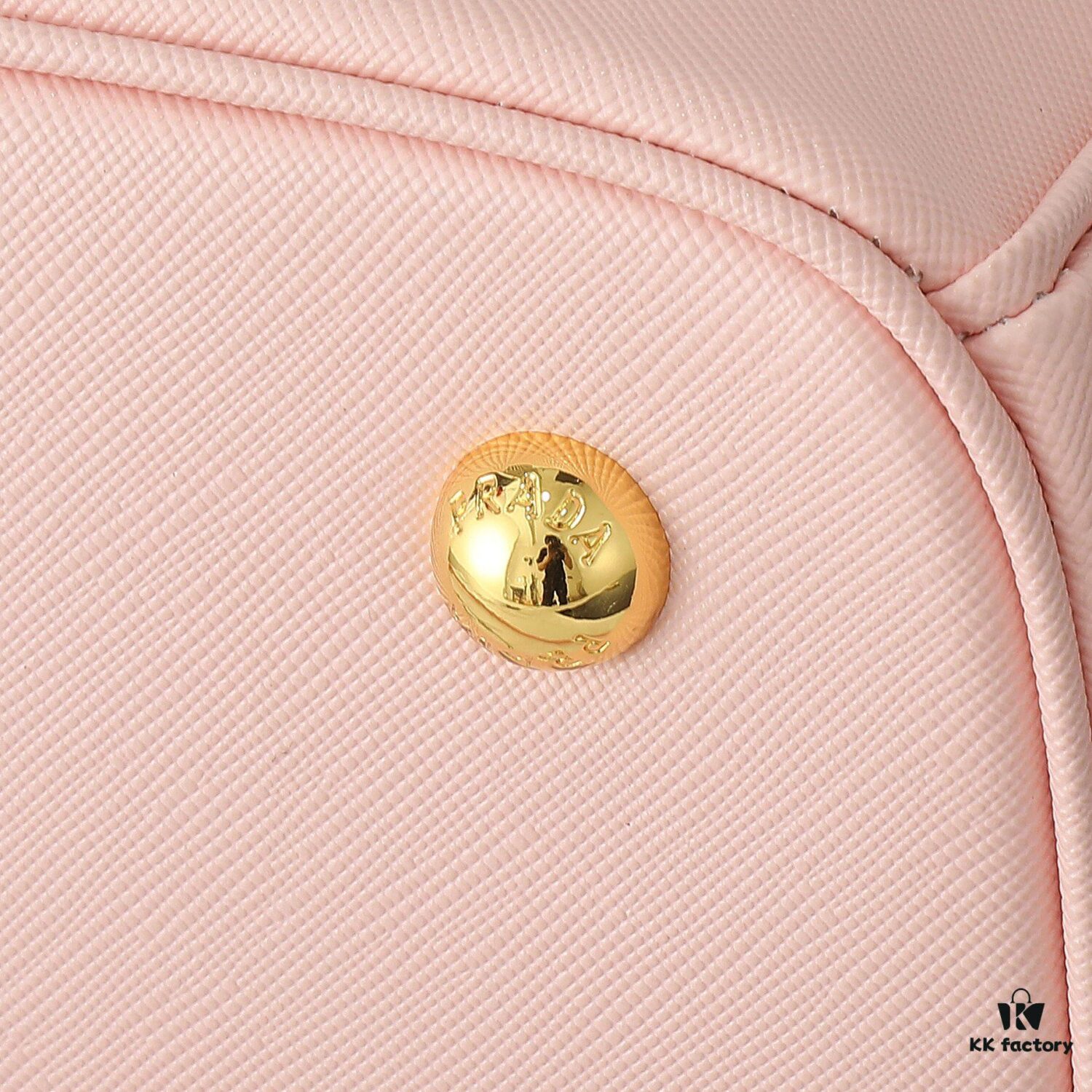 Model 1018 House Super Hot Killer Bag, Saffiano Leather with Dual Top Handles, Detachable Adjustable Leather Shoulder Strap, Gold-Tone Hardware, Metal Logo on Triangular Leather Patch, Snap Button Closure on Side, Two Zippered Outer Pockets, Three Interior Pockets Including One Zippered Compartment, Prada-Branded Lining