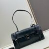 PRADA Counter New Arrival 🎉 (All-Leather Series) [Original Order Quality with Matched Counter Hardware] Full-Grain Wax Oil Calfskin