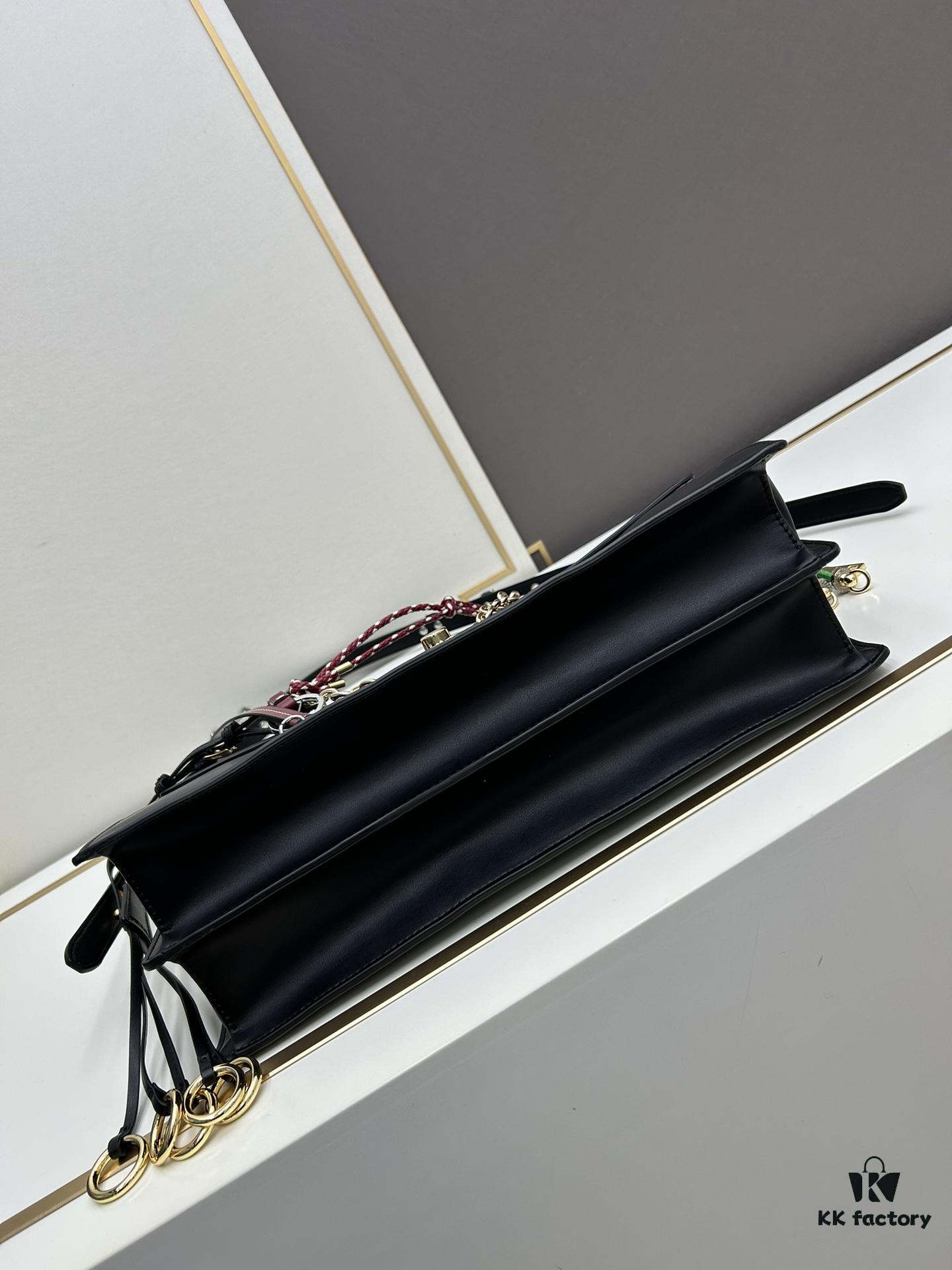 Large PRADA Counter Model with Gift Box, Celebrity Same Style 🎉 Full-Grain Leather [Original Order Quality + Matching Counter Hardware], Soft and Comfortable Touch, Spacious Capacity