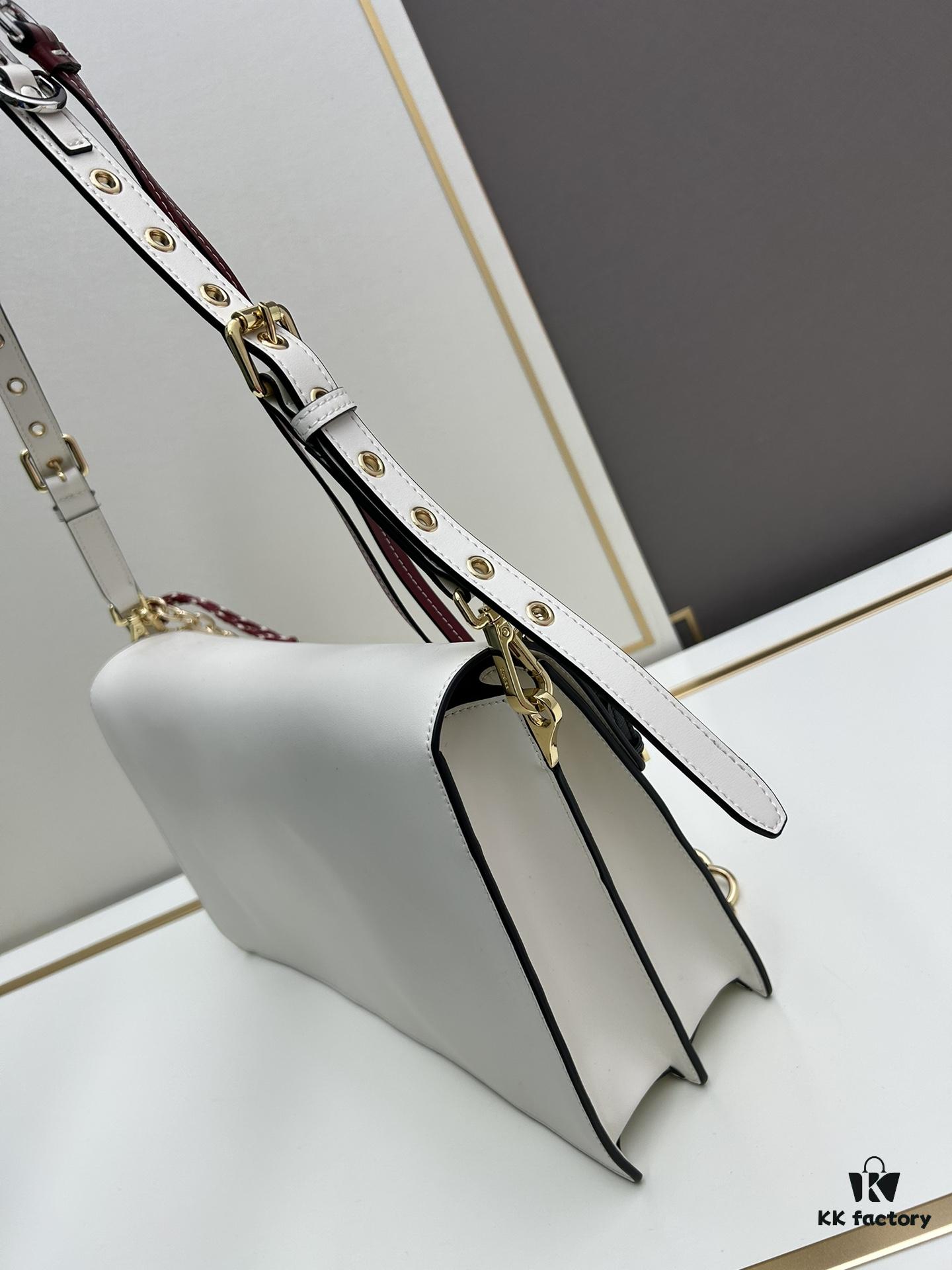 Large PRADA Counter Exclusive with Gift Box, Celebrity Same Style 🎉 Top Grain Leather [Original Order Quality + Matched Counter Hardware]