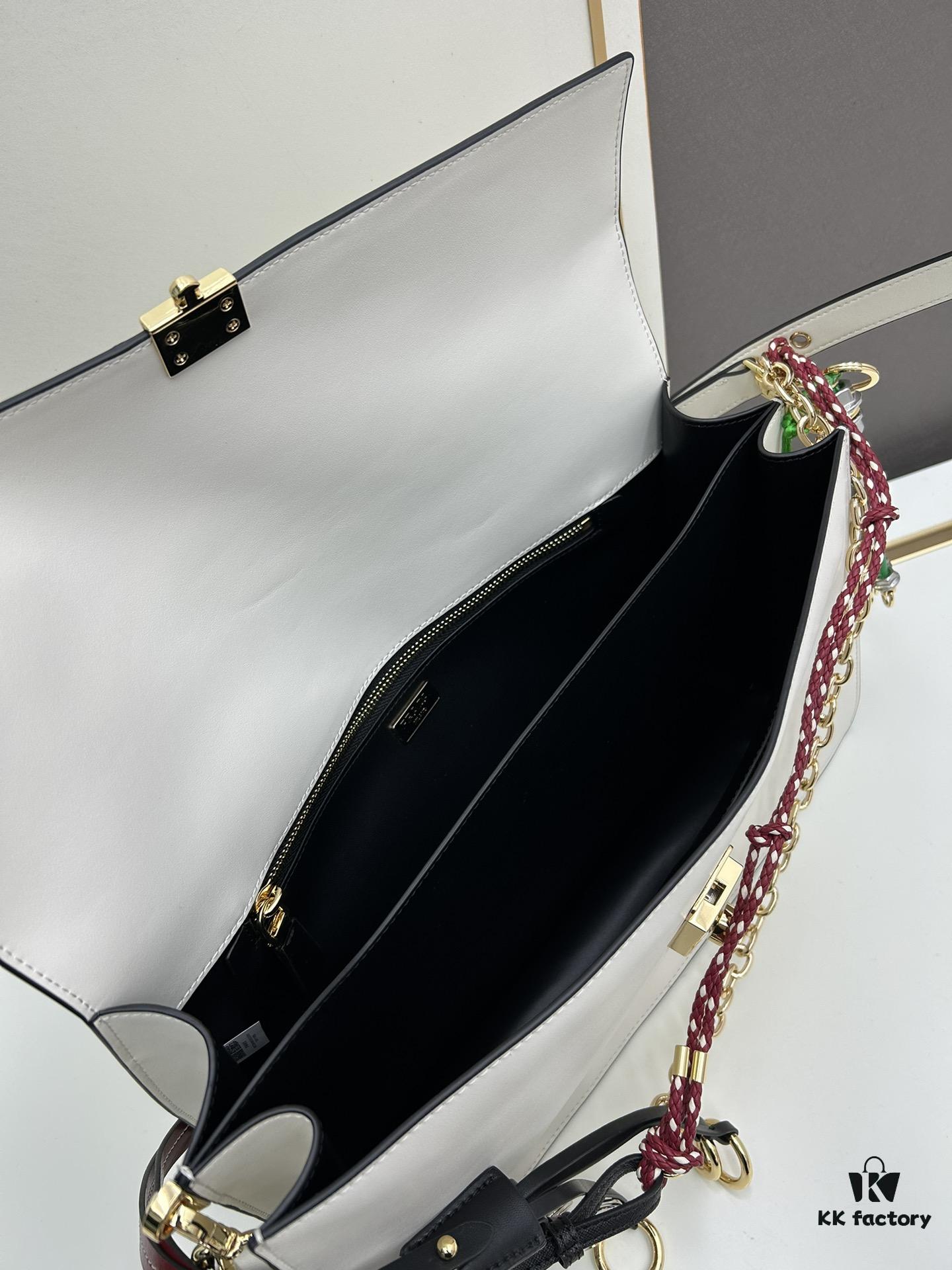 Large PRADA Counter Exclusive with Gift Box, Celebrity Same Style 🎉 Top Grain Leather [Original Order Quality + Matched Counter Hardware]