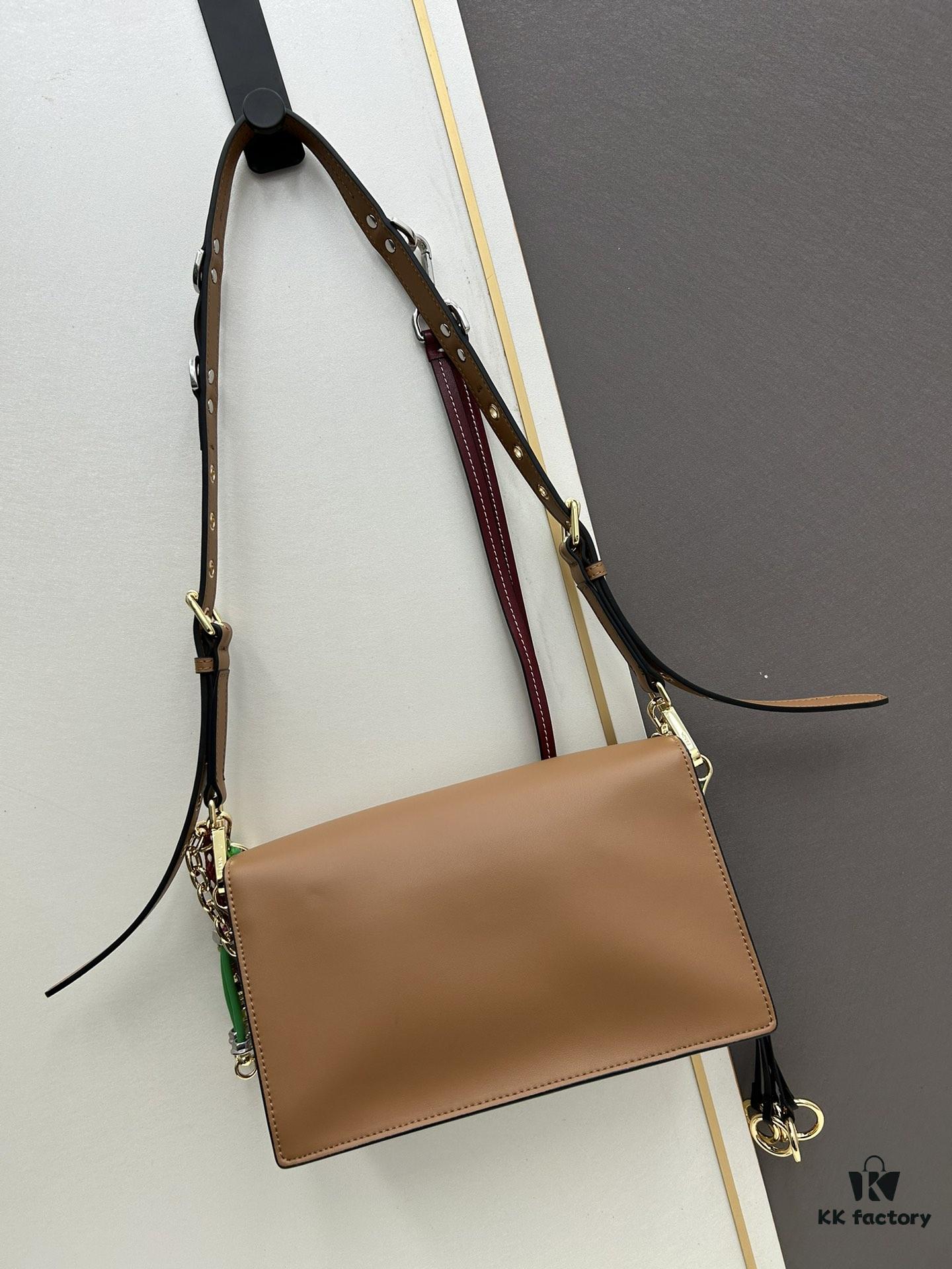 Small PRADA Counter with Gift Box, Celebrity Same Style 🎉 First Layer Cowhide [Original Quality + Matching Counter Hardware]