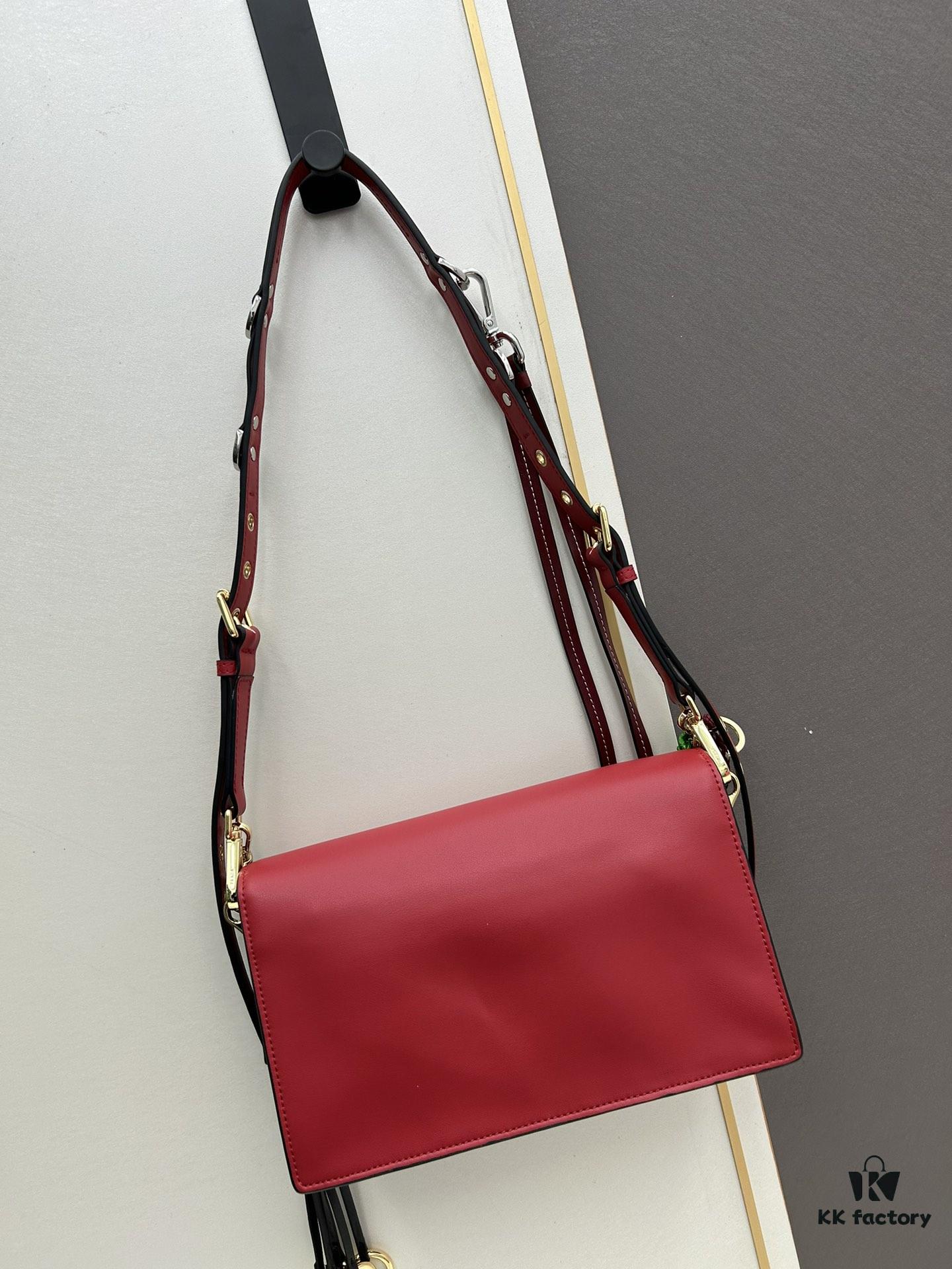 Small PRADA Counter with Gift Box, Celebrity Same Style 🎉 First Layer Cowhide [Original Quality + Matching Counter Hardware]