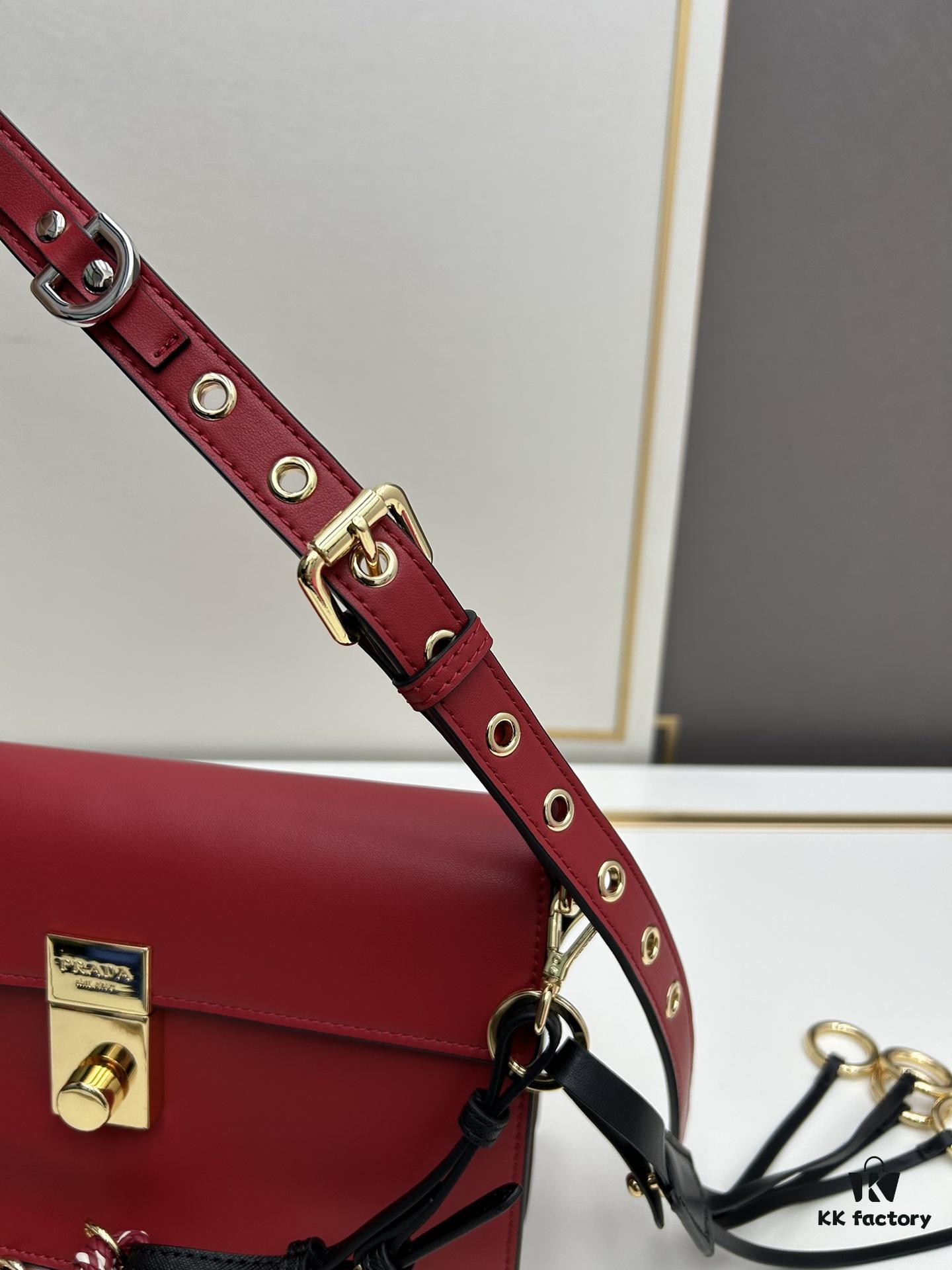 Small PRADA Counter with Gift Box, Celebrity Same Style 🎉 First Layer Cowhide [Original Quality + Matching Counter Hardware]