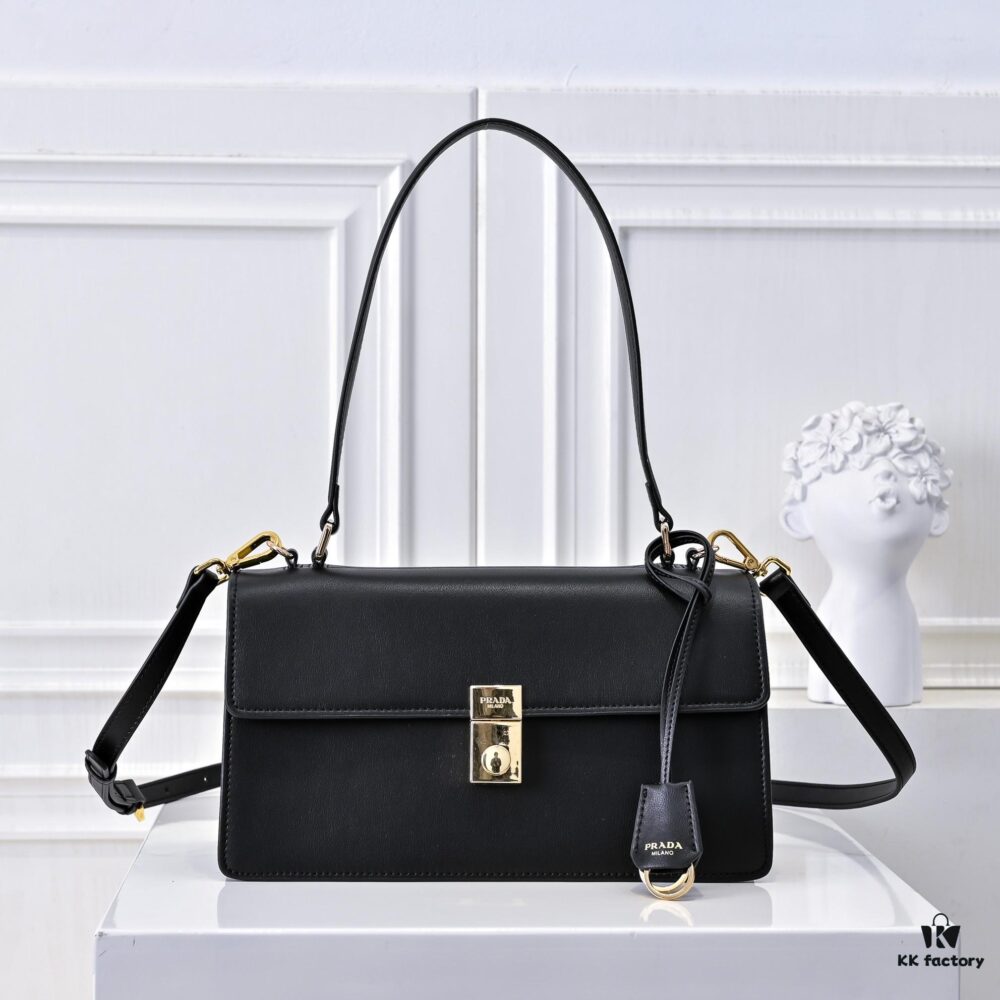 ✨New Launch✨ 2025 PRADA Pre-Spring Soft Sound Handbag, Imported Plain Calfskin