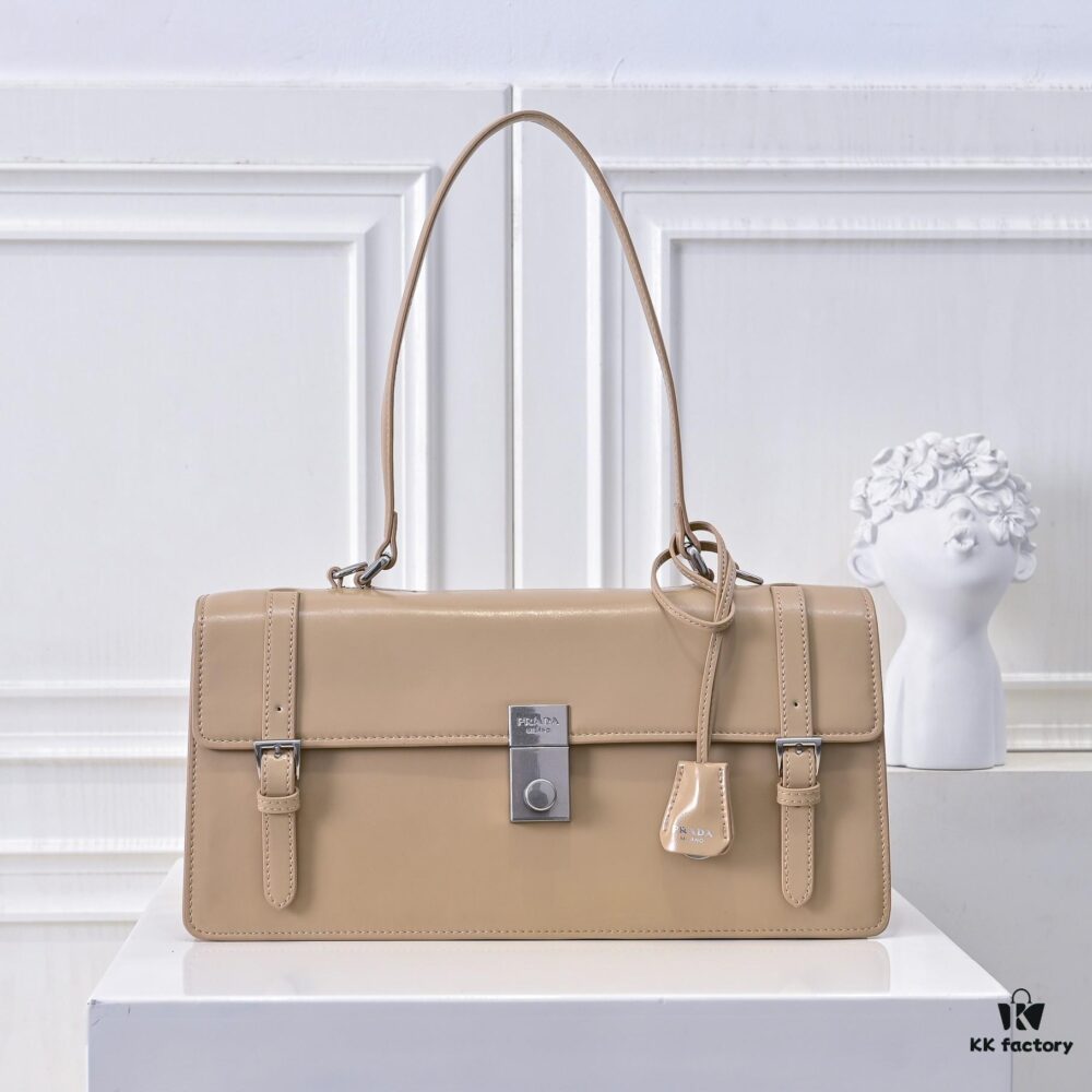 ✨New Launch✨ 2025 PRADA Pre-Spring Soft Sound Handbag in Suede Oil Wax Leather