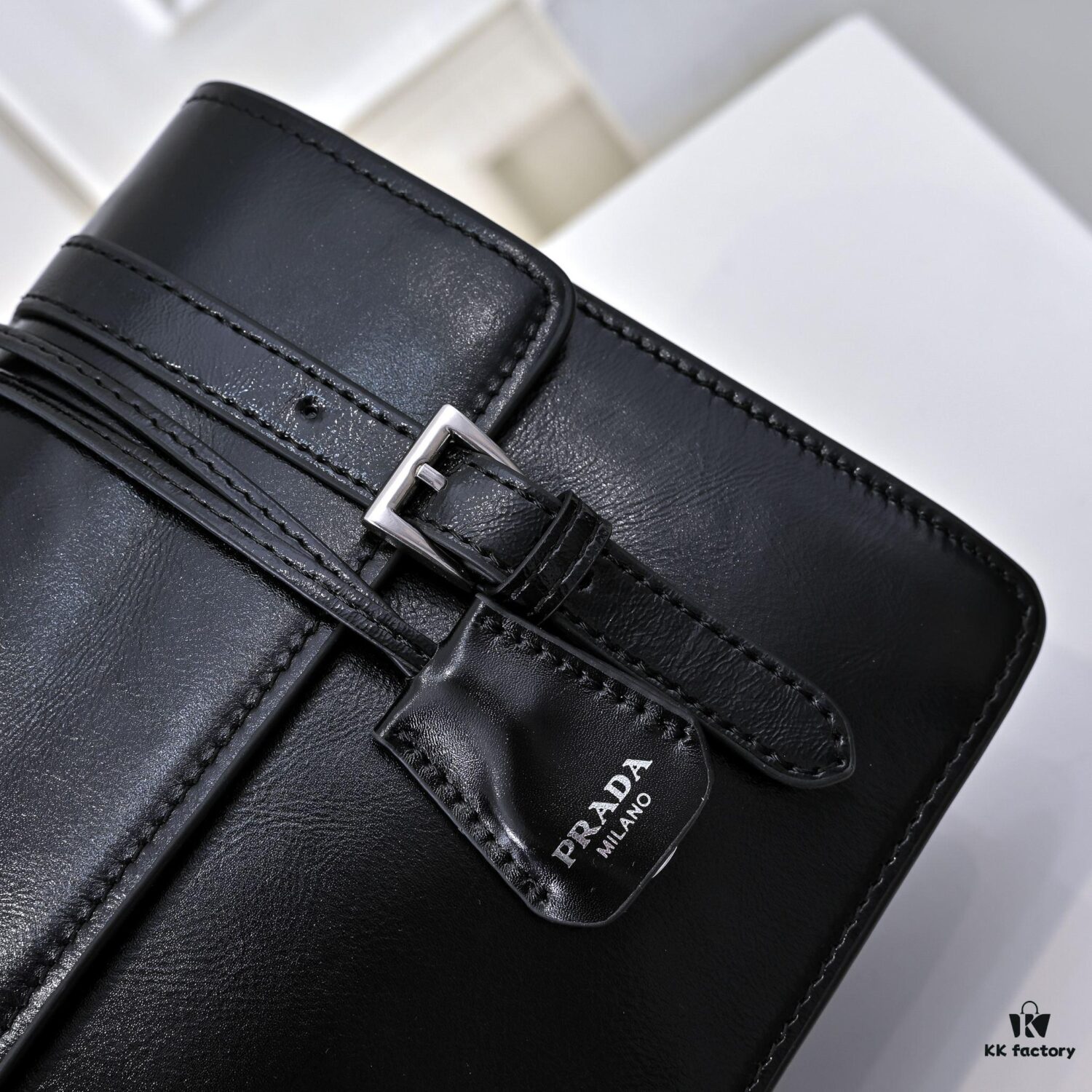 PRADA 2025 Spring Collection Soft Sound Handbag in Suede Oil Wax Leather