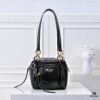PRADA 2025 Spring New Arrival Waxed Leather Tote Bag