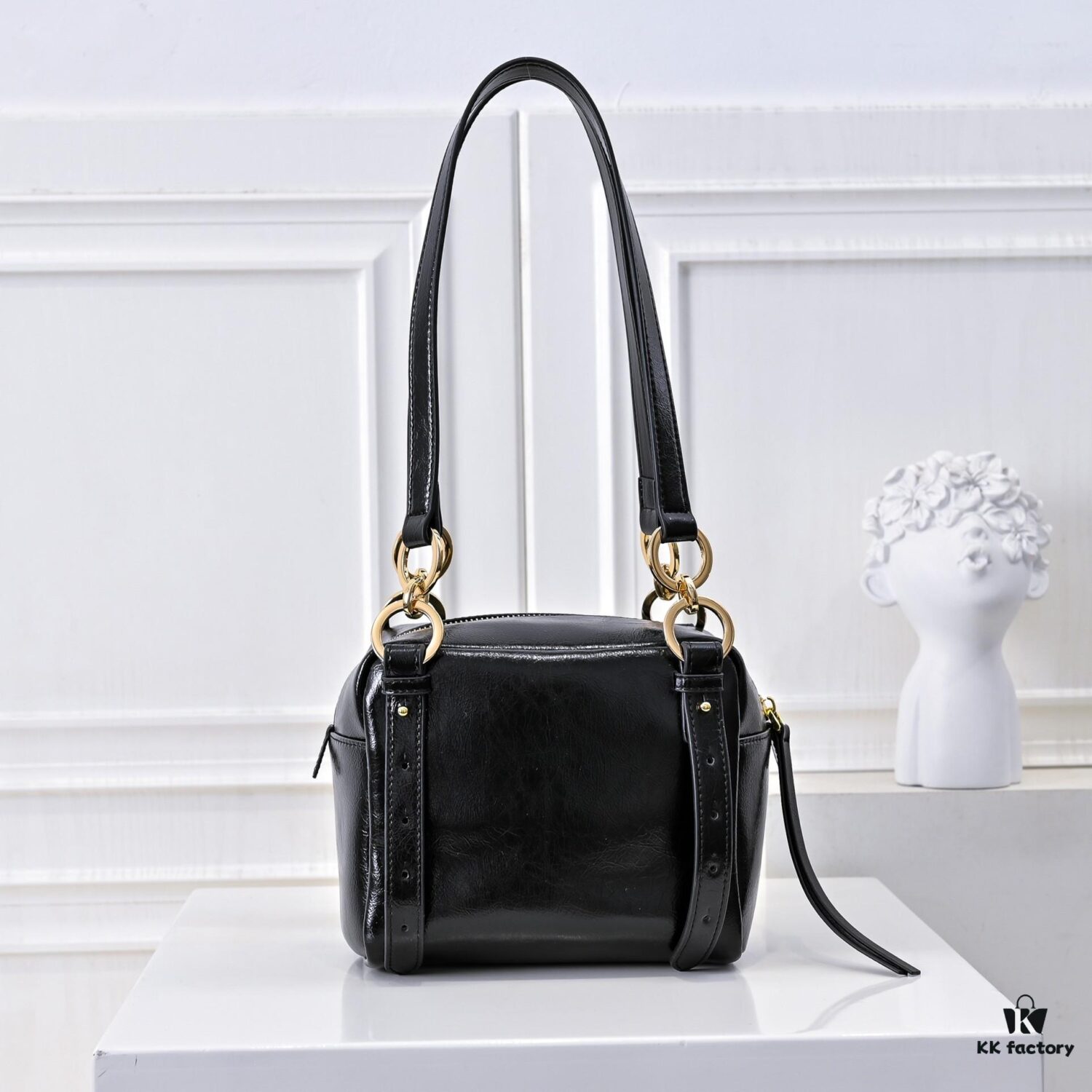 PRADA 2025 Spring New Arrival Waxed Leather Tote Bag