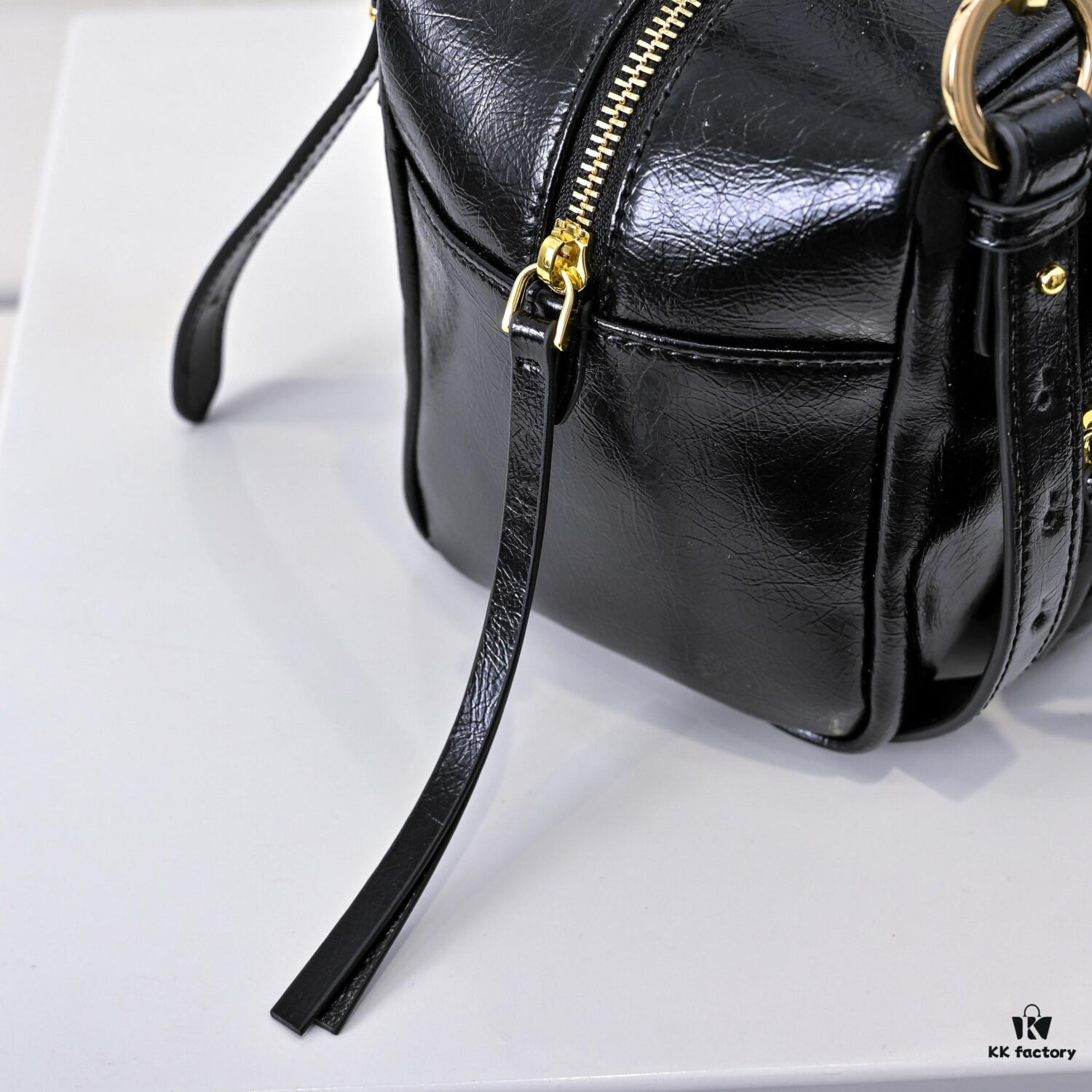 PRADA 2025 Spring New Arrival Waxed Leather Tote Bag