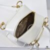PRADA 2025 Spring New Arrival Waxed Leather Tote Bag