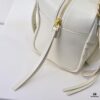 PRADA 2025 Spring New Arrival Waxed Leather Tote Bag