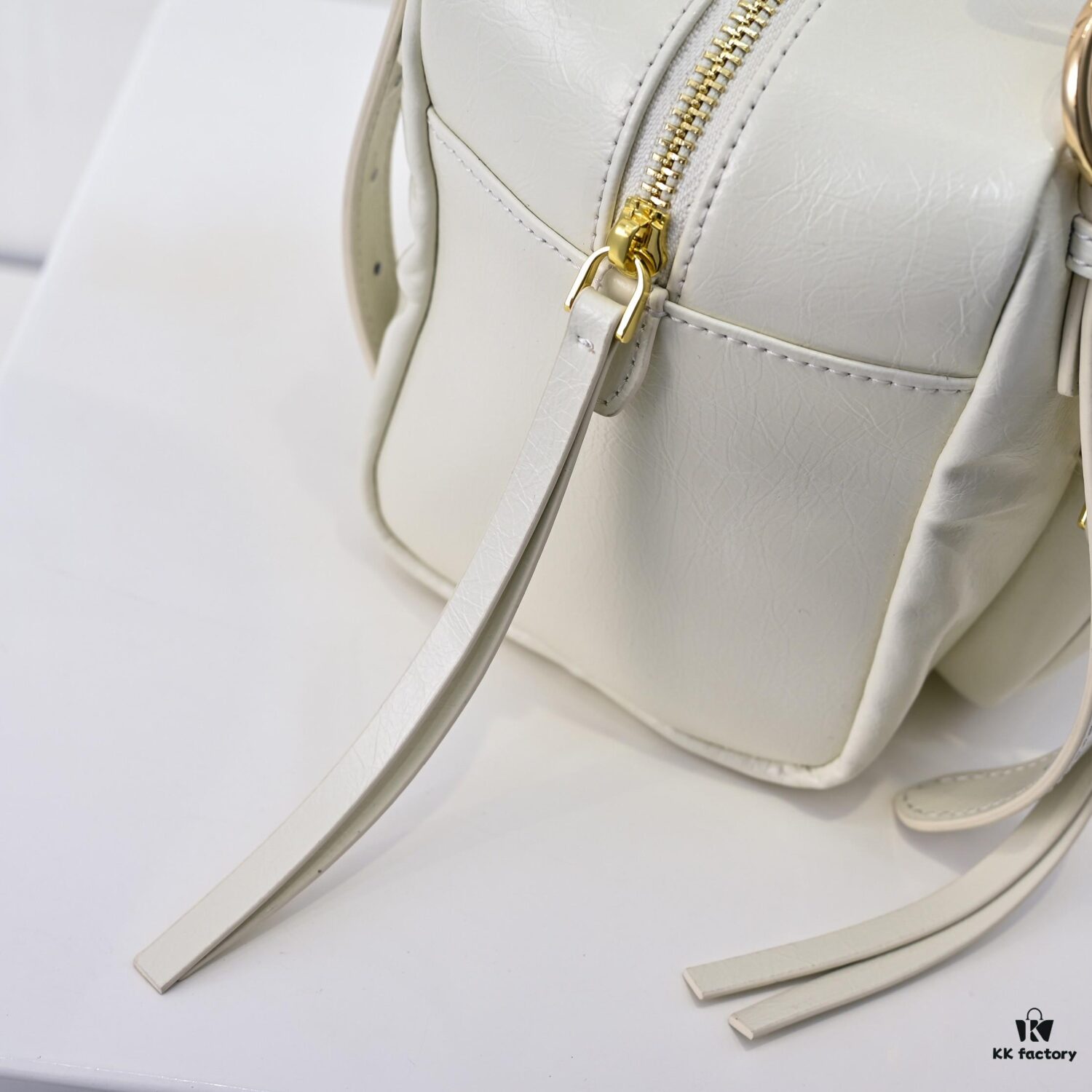 PRADA 2025 Spring New Arrival Waxed Leather Tote Bag