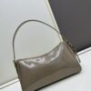 PRADA New Arrival Genuine Leather Shoulder Bag - Full Grain Wrinkled Lacquer Calfskin & Suede Collection