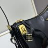 PRADA New Arrival Genuine Leather Shoulder Bag - Full Top-Grain Wrinkled Lacquer Calfskin & Suede Collection