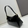 PRADA New Arrival Genuine Leather Shoulder Bag - Full Top-Grain Wrinkled Lacquer Calfskin & Suede Collection