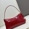 PRADA New Arrival at Official Counter (Full Leather Series) - Original Order Quality with Authentic Hardware, Wrinkled Painted Calfskin and Suede Lock Bag
