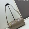 PRADA New Arrival Original Quality Full-Grain Wrinkled Painted Calfskin - Suede Lock Bag