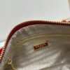 PRADA Genuine Full-Grain Wrinkled Lacquer Calfskin & Suede Shoulder Bag - Original Order Quality with Matching Store Hardware