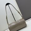 PRADA New Arrival Original Quality Full-Grain Wrinkled Painted Calfskin - Suede Lock Bag